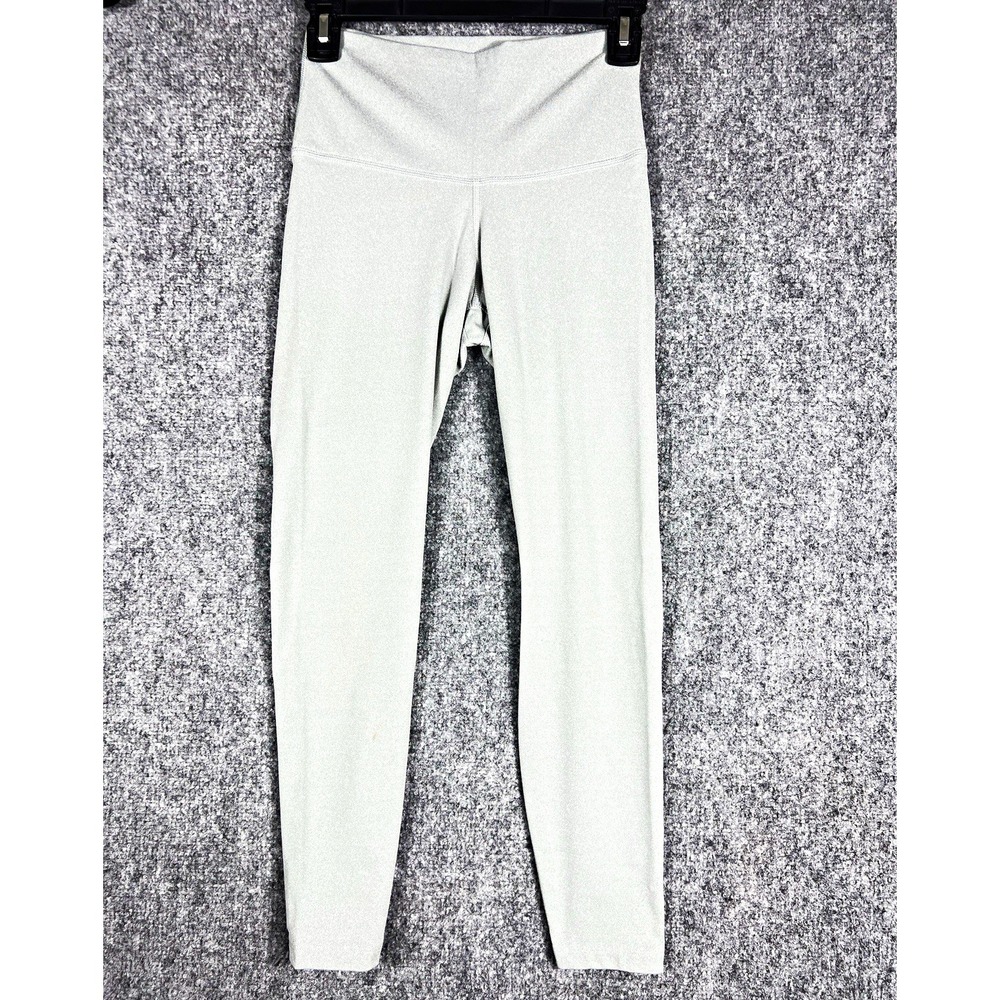 Nike Yoga Dri-FIT Women's Gray High Rise Ankle Leggings M Stretch Blend